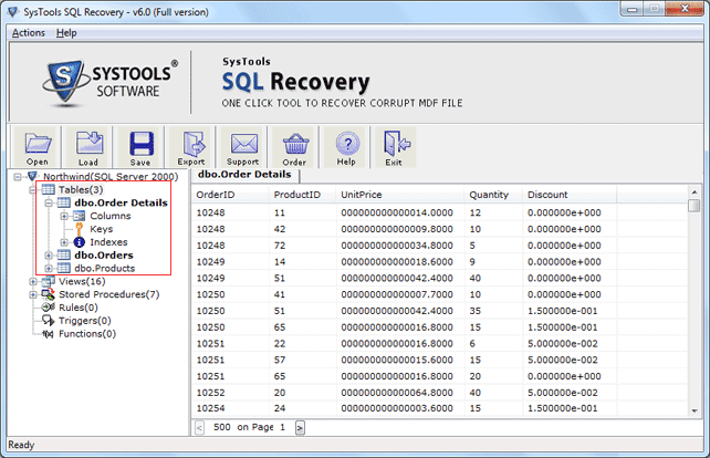 MDF File Repair Freeware 6.0